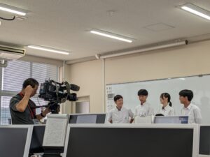 競算部とワープロ部が取材を受けました！