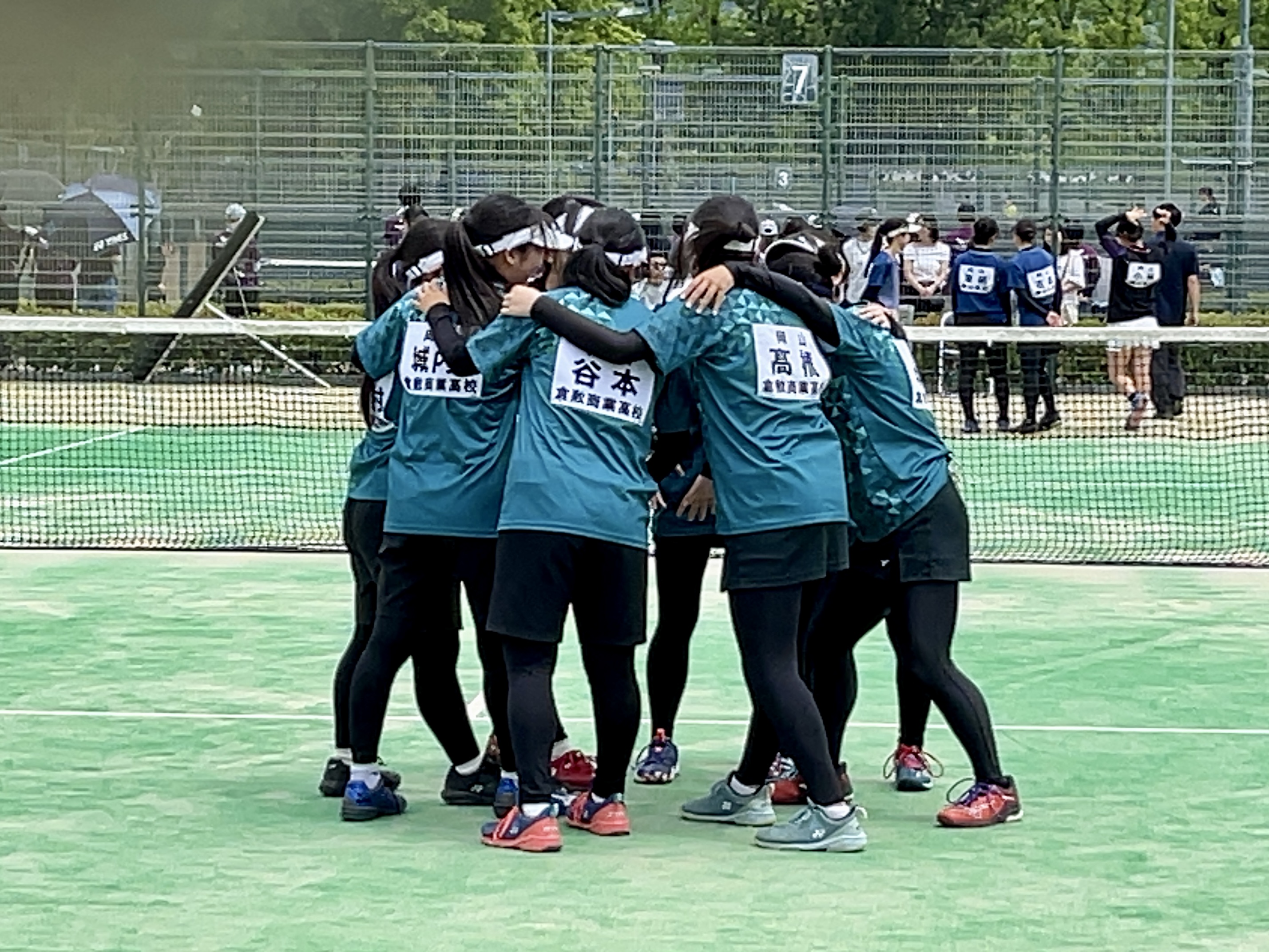 ソフトテニス部女子　県総体　　チームで勝利を目指せ！！