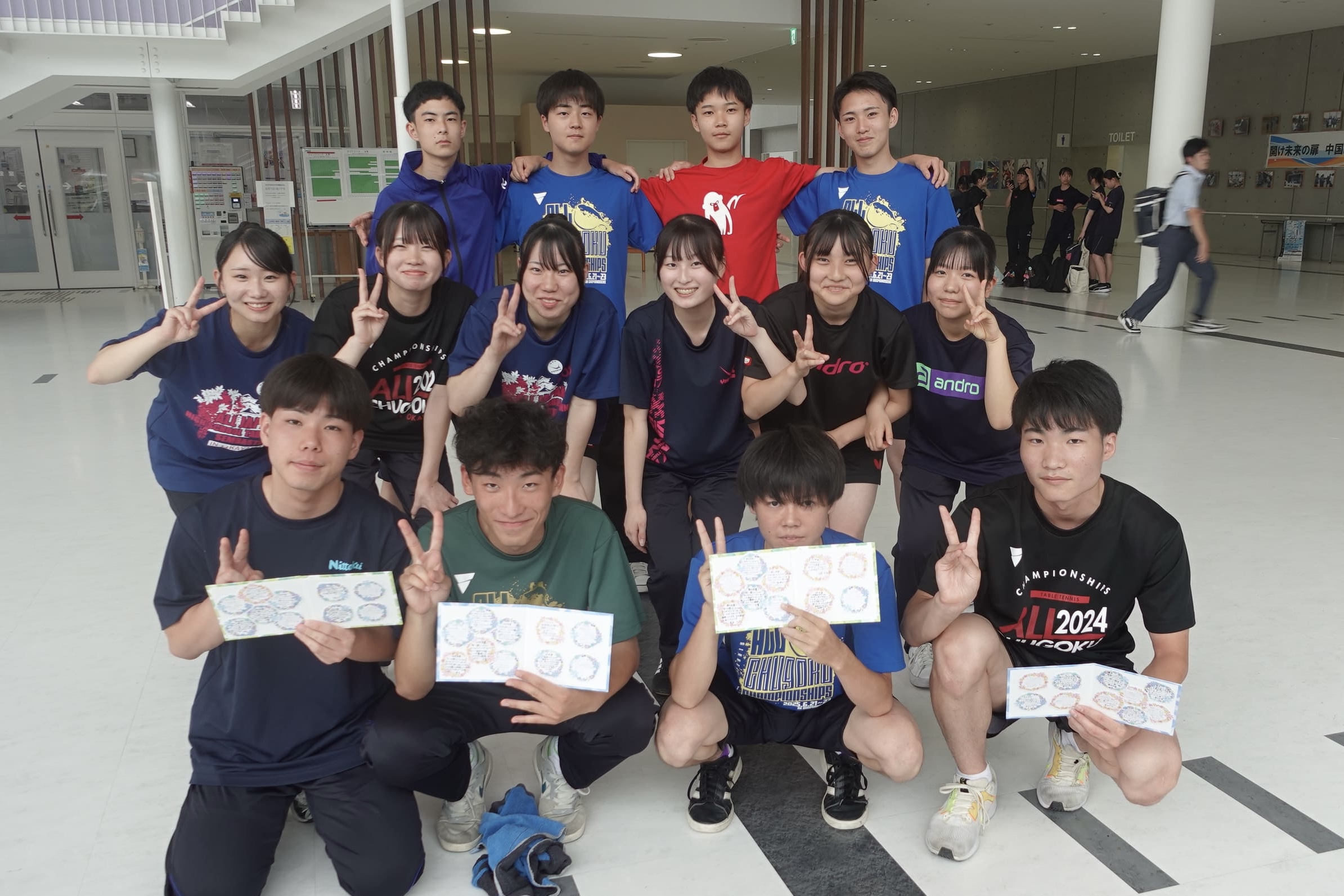 卓球部　国スポ予選＆３年生引退