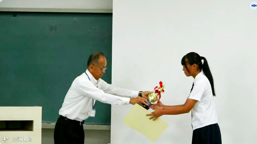 第２学期始業式＋表彰伝達・壮行式：8/28