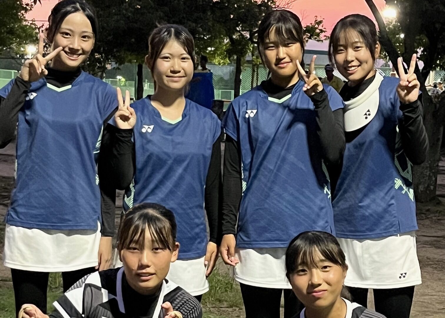 ソフトテニス部女子 第53回高梁川流域高等学校ソフトテニス大会に出場