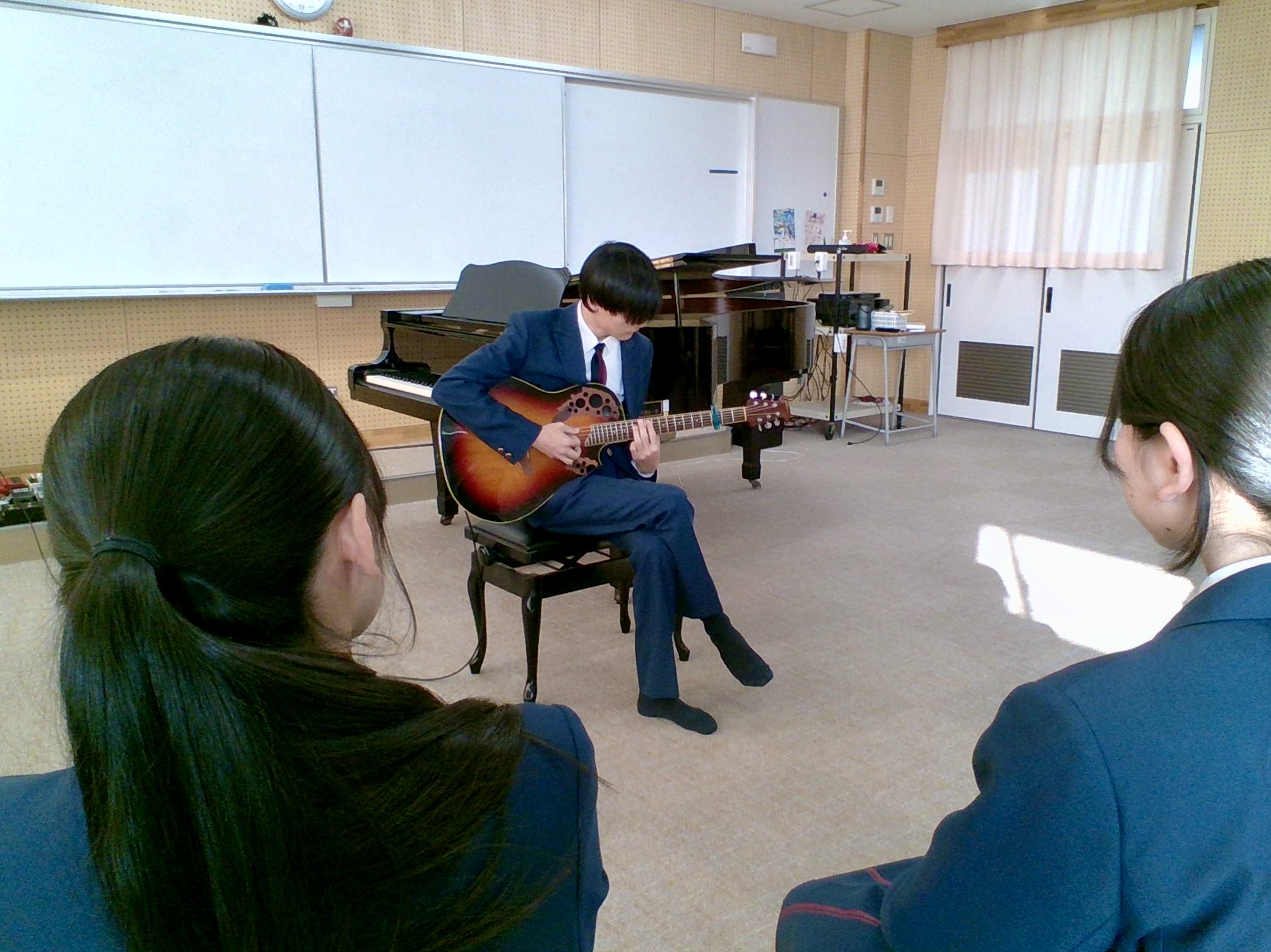 令和7年度3年生芸術選択生による芸術発表会