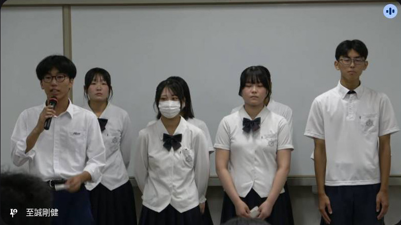 第２学期始業式＋表彰伝達・壮行式：8/28
